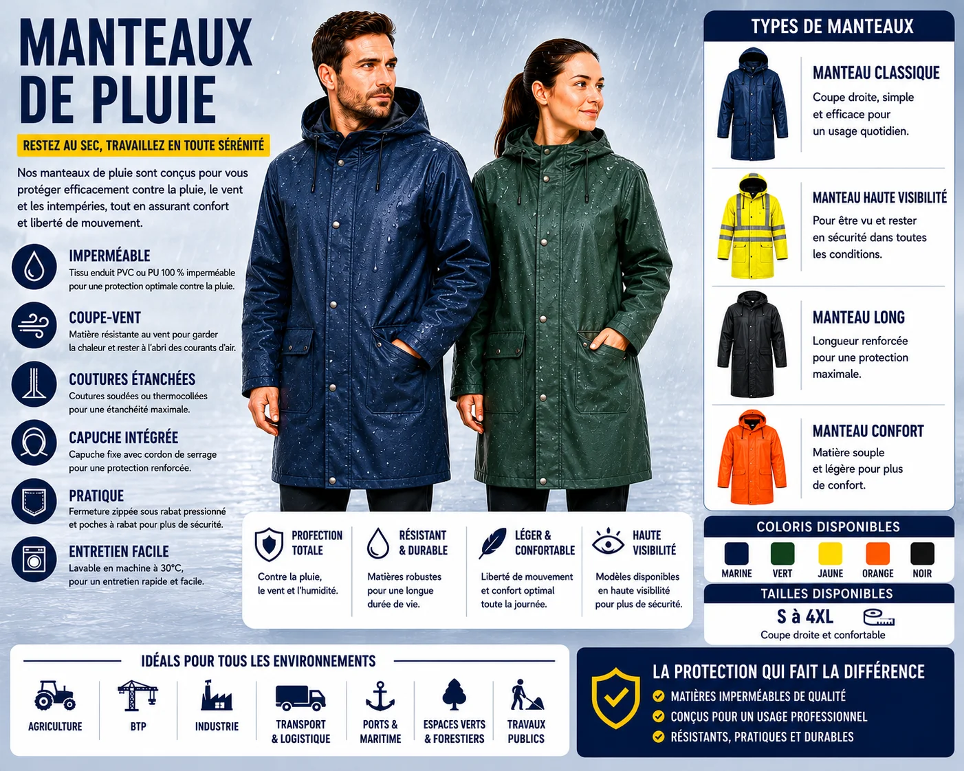 Manteaux de pluie